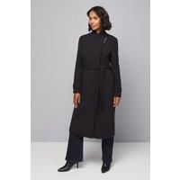 Wallis Black Coat Womens Smart Jackets & Coats