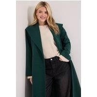 Dorothy Perkins Dark Green Coat Womens Smart Jackets & Coats