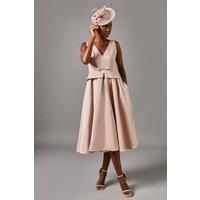 Coast Pink Fit & Flare Dress Womens Occasion Dresses