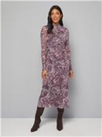Wallis Berry Column Dress Womens Daywear Dresses