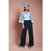 Coast Navy Straight Leg Jumpsuit Womens Occasion Jumpsuits