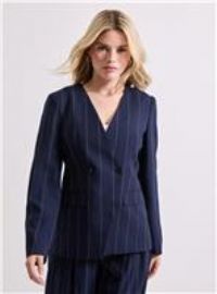 Dorothy Perkins Navy Blazer Womens Daywear Jackets & Coats