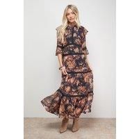 Oasis Multi Midi Dress Womens Daywear Dresses