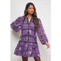 Oasis Floral Mini Dress Womens Casual Dresses