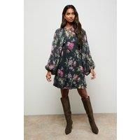 Oasis Floral Mini Dress Womens Casual Dresses