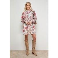 Oasis Floral Mini Dress Womens Casual Dresses