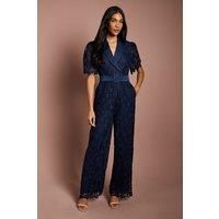 Coast Navy Wide Leg Jumpsuit Womens Occasion Jumpsuits