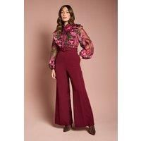 Coast Plum Wide Leg Jumpsuit Womens Occasion Jumpsuits
