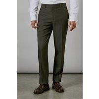 Burton Khaki Tailored Trousers Mens Smart Suits