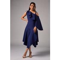 Coast Navy Midi Dress Womens Party Dresses