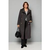 Wallis Dark Grey Coat Womens Smart Jackets & Coats