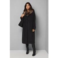 Wallis Black Coat Womens Smart Jackets & Coats