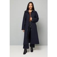 Wallis Navy Coat Womens Casual Jackets & Coats