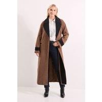 Wallis Chocolate Coat Womens Workwear Jackets & Coats