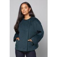 Wallis Green Coat Womens Smart Jackets & Coats