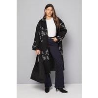 Wallis Black Coat Womens Smart Jackets & Coats