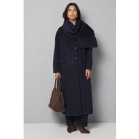 Wallis Navy Coat Womens Smart Jackets & Coats