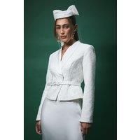 Coast White Blazer Womens Bridal Jackets & Coats