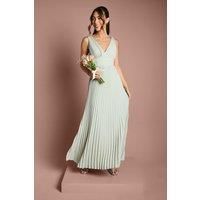 Coast Sage A-Line Dress Womens Bridesmaids Dresses