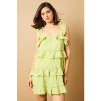 Oasis Sage Mini Dress Womens Daywear Dresses