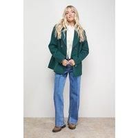 Oasis Green Coat Womens Daywear Jackets & Coats
