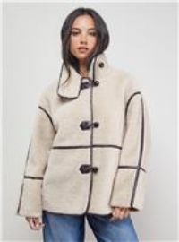 Oasis Ecru Coat Womens Daywear Jackets & Coats