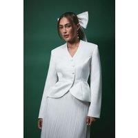 Coast White Blazer Womens Bridal Jackets & Coats