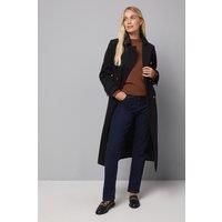 Wallis Black Coat Womens Daywear Jackets & Coats