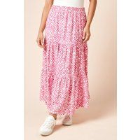 Dorothy Perkins Pink Maxi Skirt Womens Casual Skirts