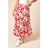 Dorothy Perkins Red Maxi Skirt Womens Casual Skirts