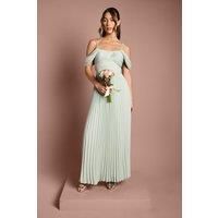 Coast Sage A-Line Dress Womens Bridesmaids Dresses