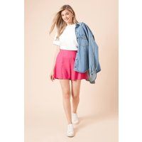 Womens Woven Flippy Shorts
