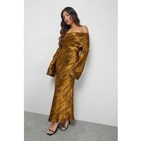 Warehouse Chocolate Dress Womens Occasion Dresses