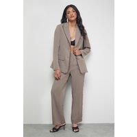 Lace Frill Trim Wide Leg Trouser