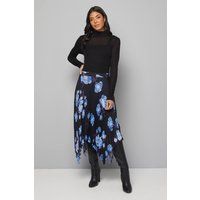 Wallis Black Midi Skirt Womens Daywear Skirts