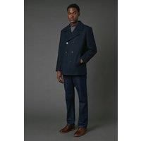Maine Navy Pea Coat Mens Casual Jackets & Coats