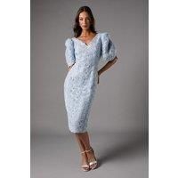 Coast Pale Blue Midi Dress Womens Occasion Dresses