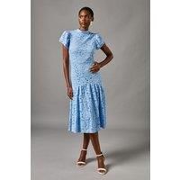 Coast Pale Blue Midi Dress Womens Occasion Dresses
