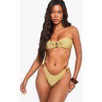 Womens Resin Hardwear Bandeau Bikini Briefs