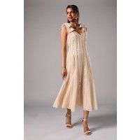 Coast Pink Fit & Flare Dress Womens Occasion Dresses