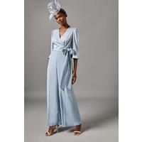 Coast Light Blue Wide Leg Jumpsuit Womens Occasion Jumpsuits