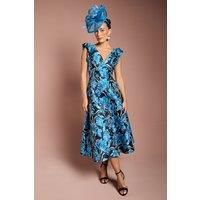 Coast Blue Fit & Flare Dress Womens Occasion Dresses