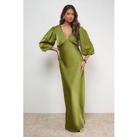 Oasis Olive Midi Dress Womens Occasion Dresses