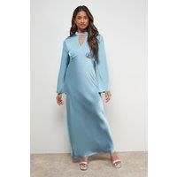 Oasis Powder Blue Midi Dress Womens Occasion Dresses