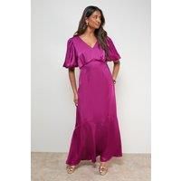 Oasis Fuchsia Maxi Dress Womens Occasion Dresses