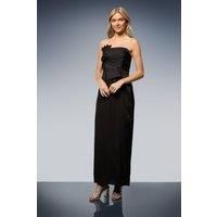 Oasis Black Midi Dress Womens Party Dresses