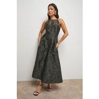 Oasis Charcoal Midi Dress Womens Occasion Dresses