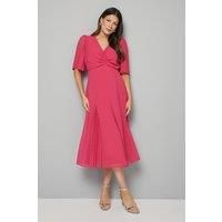 Wallis Pink Fit & Flare Dress Womens Occasion Dresses