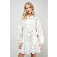 Oasis Ivory Mini Dress Womens Casual Dresses