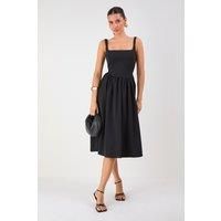 Misspap Black Midi Dress Womens Occasion Dresses